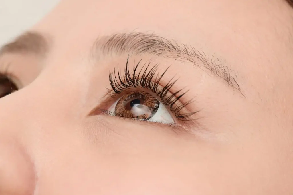 beautiful and healthy lashes